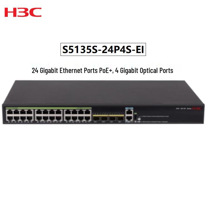 

H3C S5135S-24P4S-EI Gigabit Managed PoE+ Ethernet Switch