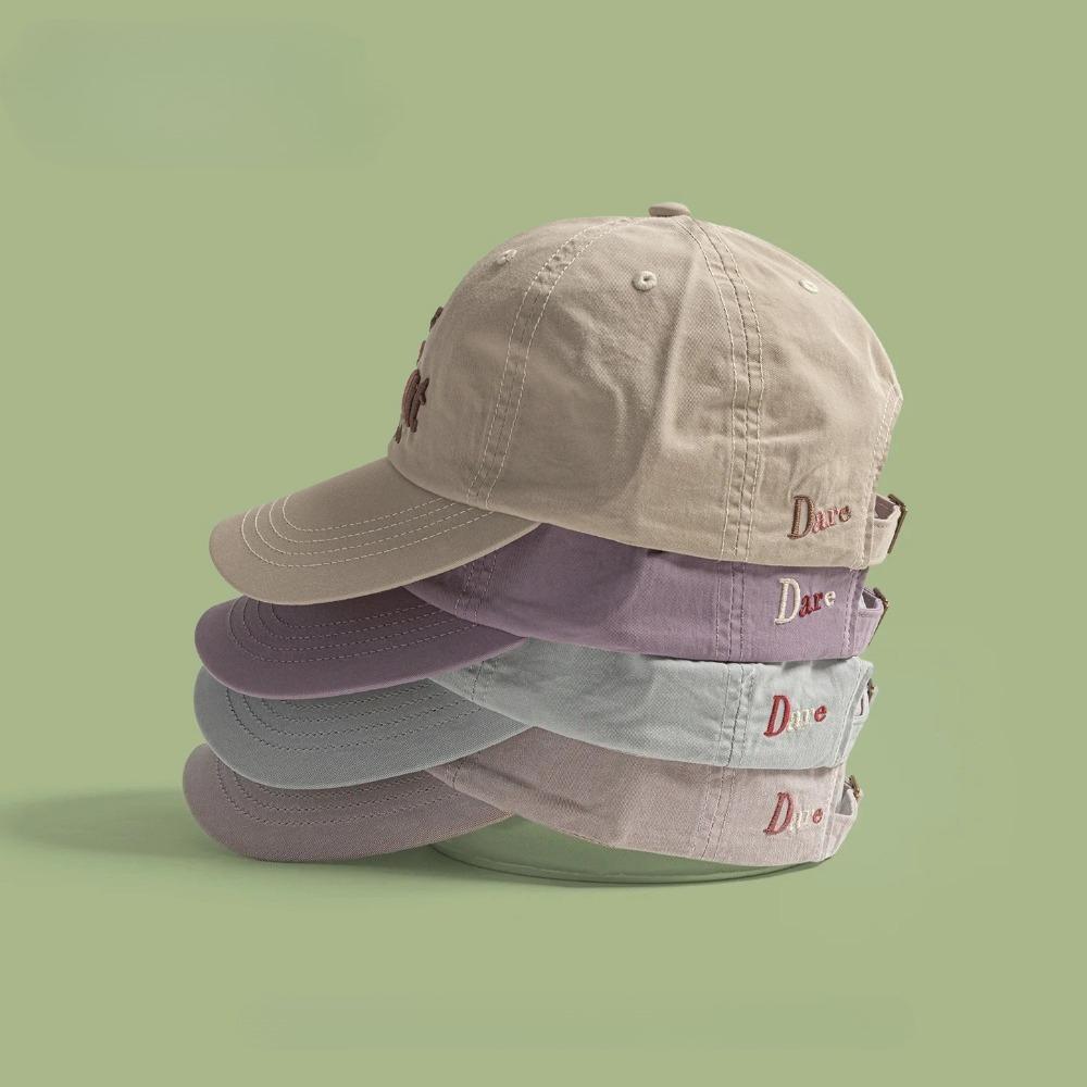 Spring Summer Thin Baseball Cap, Breathable Casual Fashion Embroidery Style for Sports Cycling Running Outdoor, Adjustable Hat