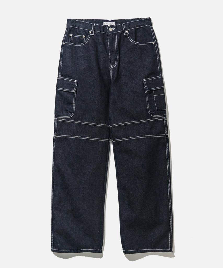 VASTIC Denim Cargo Pants_Indigo