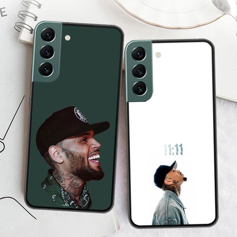 Chris Brown American Rapper Phone Case For Samsung A15 A25 A35 A55 Galaxy A12 A22 A32 A52 A72 A54 A34 A24 A14 A53 A33 A23 A13 A7