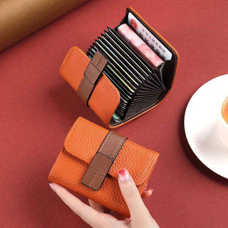 Women's Multi-Card Slot Holder - Large Capacity, Elegant Driver's License and Card Sleeve