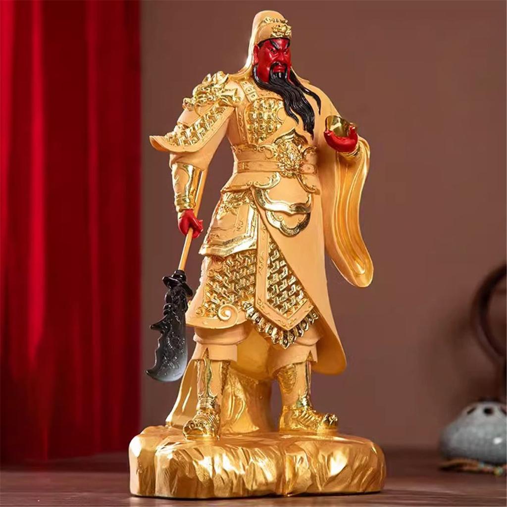 Figurka Bóstwa Buddyjskiego do Wystroju Domu, Bóg Bogactwa, Statua Guan Yu, Dominujący Ornament Buddy, Buddyzm