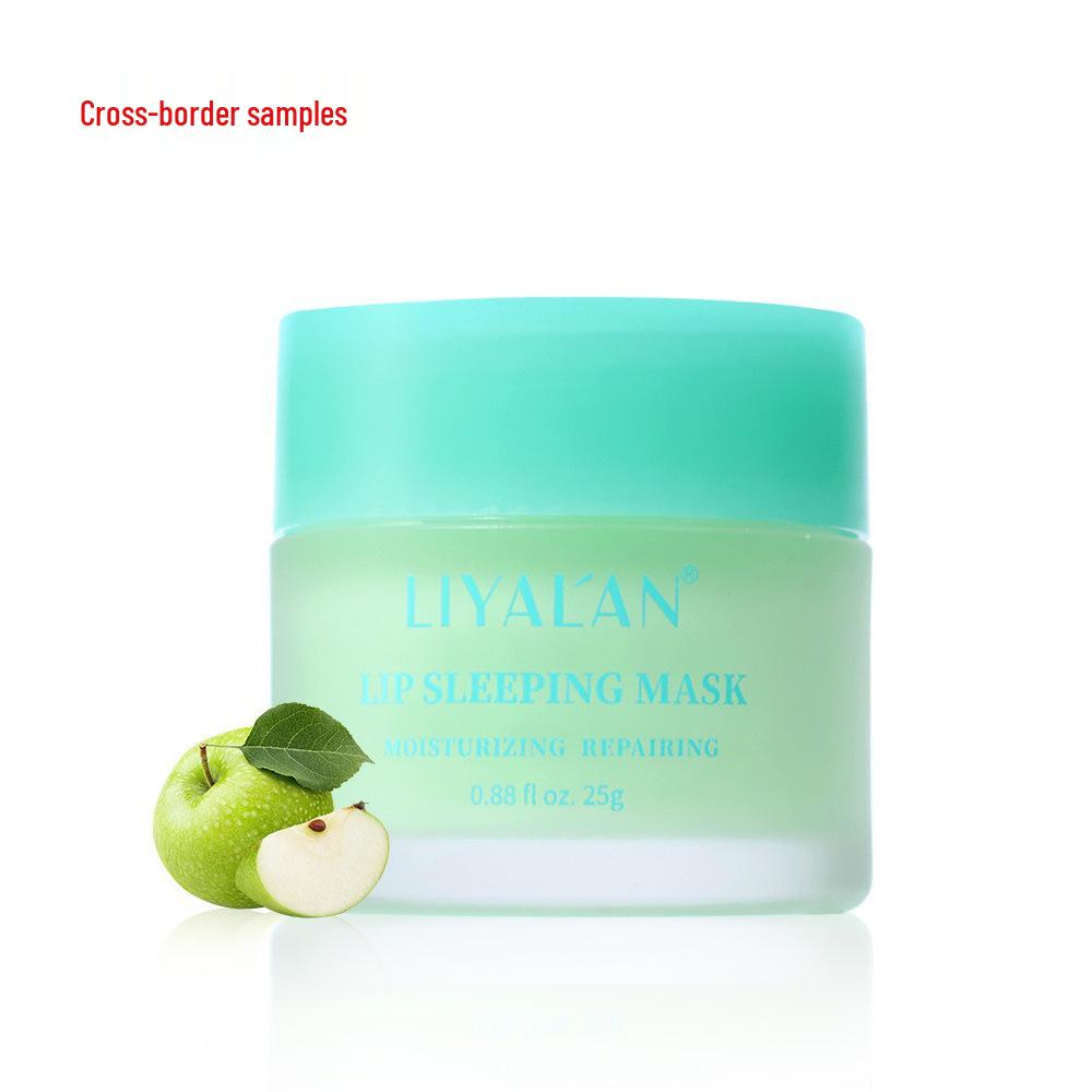 Masque de nuit hydratant pour les lèvres - Fraise et Pomme Verte