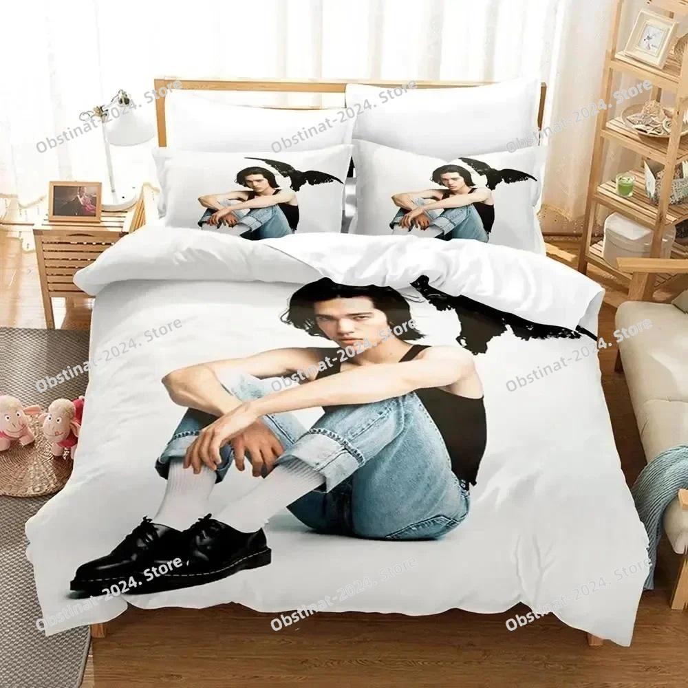 3D-Druck Sänger Conan Gray Bettwäsche-Set Bedrucktes Bett-Set Bettbezug Laken Kissenbezug Bett Weiche Deckenbezug Voll Queen King Size