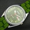 REFURBISHED VINTAGE SEIKO AUTOMATIC 6309A JAPAN MENS GREEN DIAL WATCH A443201-1