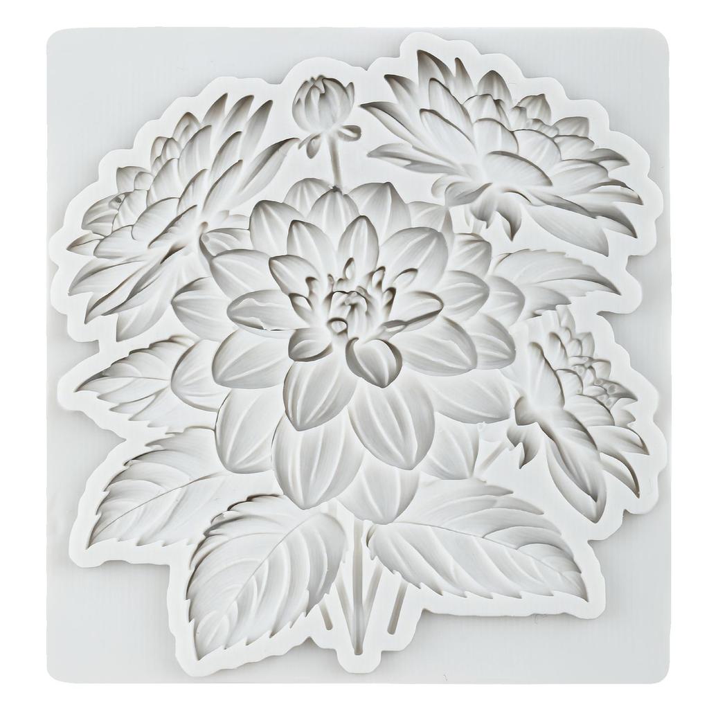 Lotus Flower Silicone Molds Lotus Flower Fondant Mold Cake Decorating Tools Cupcake Topper Candy Chocolate Gumpaste Mold