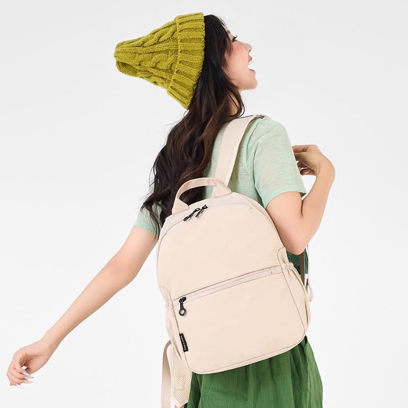 Schoolbag small backpack women's simple casual lightweight high value student schoolbag sports outdoor travel leisure backpack women
