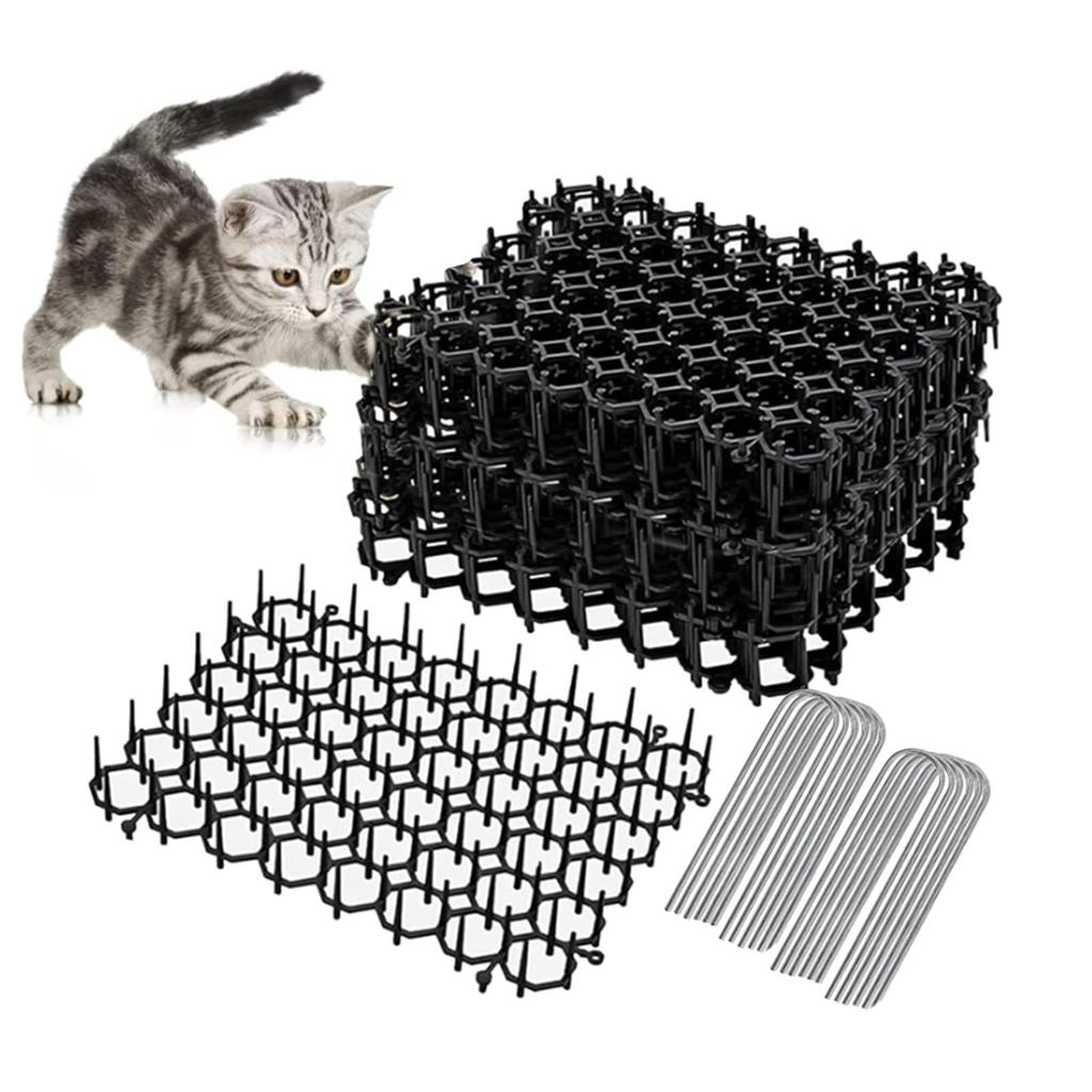 TongWey Cat Repellent Sheets 12 Nails Cat Repellent Mat with Cat Cat Cat Cat Cat Cat Stray Cat Pest and Cat Invasion Cat Suitable for and Bird and