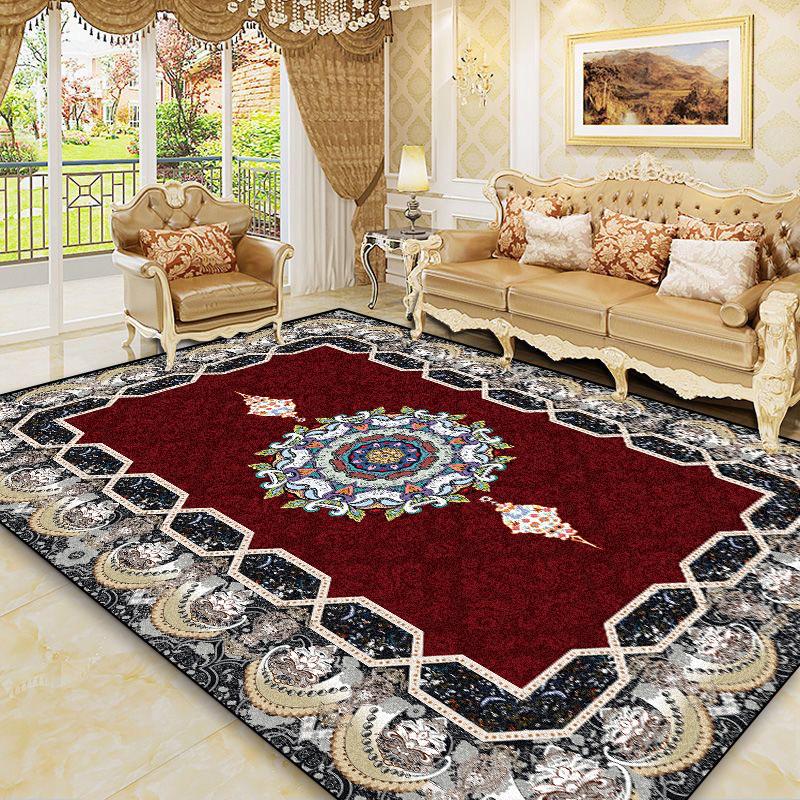 Evropské luxusní koberce pro obývací pokoj 200x300 cm Měkké koberce Dekorace ložnice Domácí šatna Plyšová protiskluzová podložka na podlahu Přizpůsobitelné