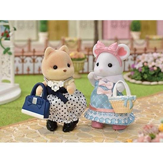 Sylvanian Families Town Fashion Coordination Set - Sweet Ribbon Collection TVS-12 ST Mark certified ages 3 up Toy Dollhouse EPOCH