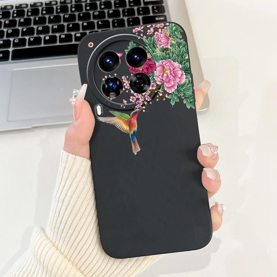 For Tecno Camon 30 Premier Case Cover Soft Silicone TPU Flower Girly Fashion Phone Case For Tecno Camon 30 5G /4G Bumper Fundas