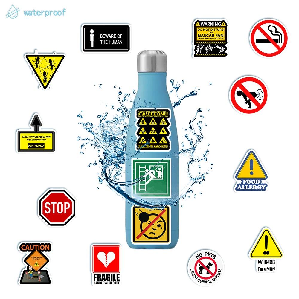 Colorful Cartoon Graffiti Stickers For Luggage And Car Waterproof And Removable Pack Of 50