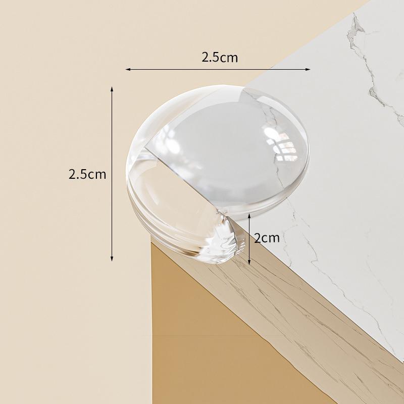 

4pcs Children Baby Safety Silicone Protector Table Corner Edge Protection Cover Thickened Furniture Anticollision Edge Guards