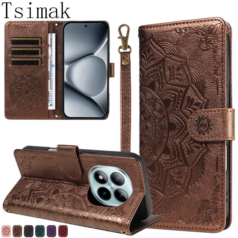 Funda de Cuero para Redmi Note 15 Pro Funda Cartera tipo Libro para Xiaomi Redmi Note 14 15 Pro Plus 14S 14C 15C 4G 5G Funda de Teléfono