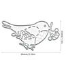 Prägeform aus Kohlenstoffstahl Vogelform Kartenschablone Bastelstanzform DIY Papier Scrapbooking Werkzeug