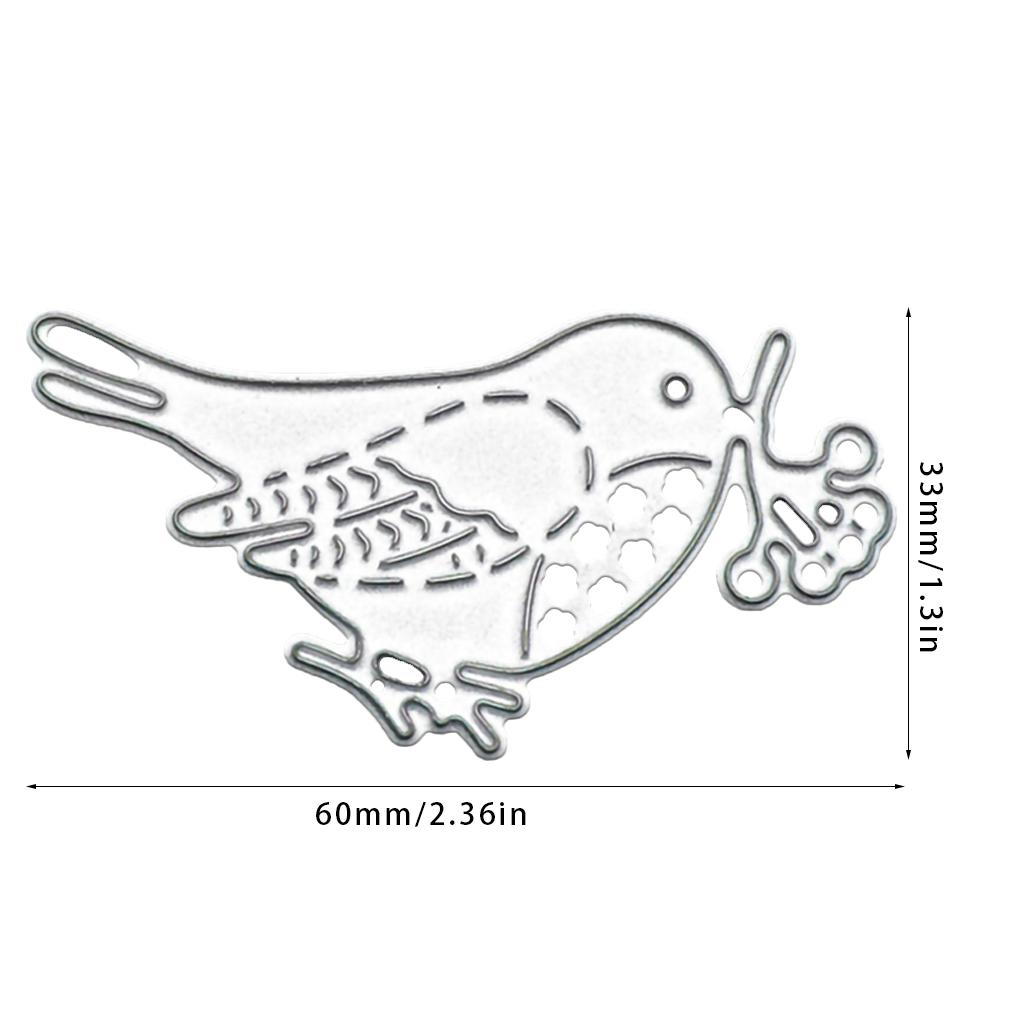 Prägeform aus Kohlenstoffstahl Vogelform Kartenschablone Bastelstanzform DIY Papier Scrapbooking Werkzeug