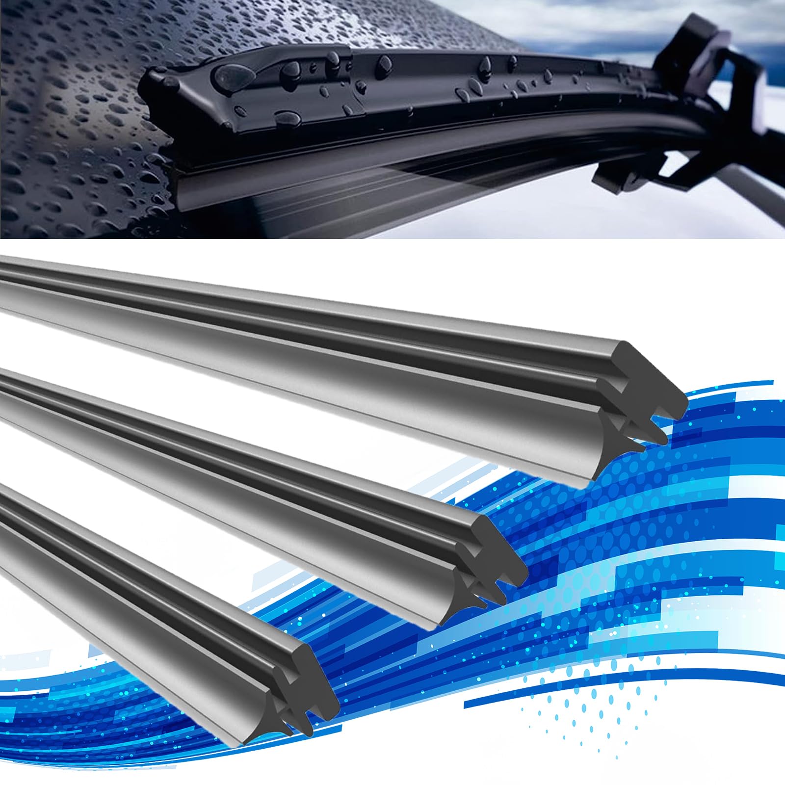 

Mazda CX-5 Replacement Rubber Compatible Size Genuine Replacement Set Natural Rubber Driver Passenger Rear CX-5 KE###