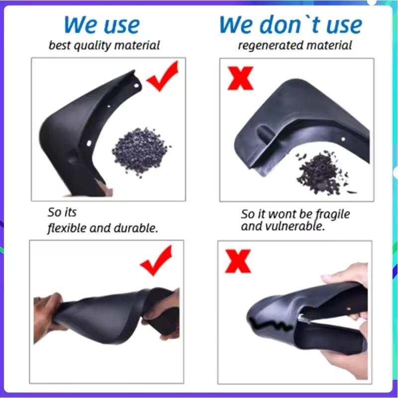 Für VW Volkswagen Golf Sportsvan SV 2014 2015 2016 2017 2018 Schmutzfänger Spritzlappen Kotflügel Schmutzfänger Leitblech Spritzschutz