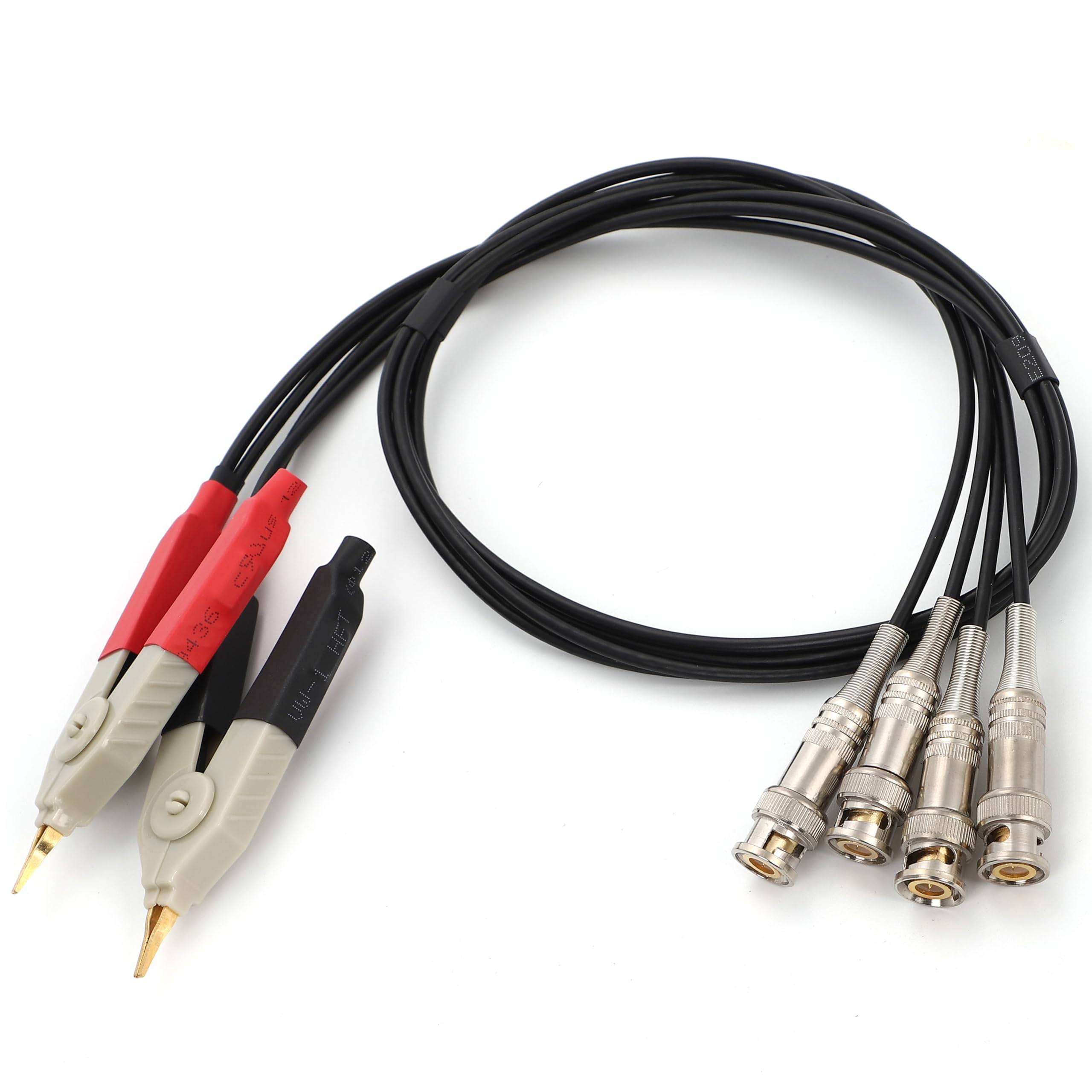 

Kelvin Clip 4-Terminal Resistance Meter LCR Meter Impedance Capacitor Coil Test Lead 85cm
