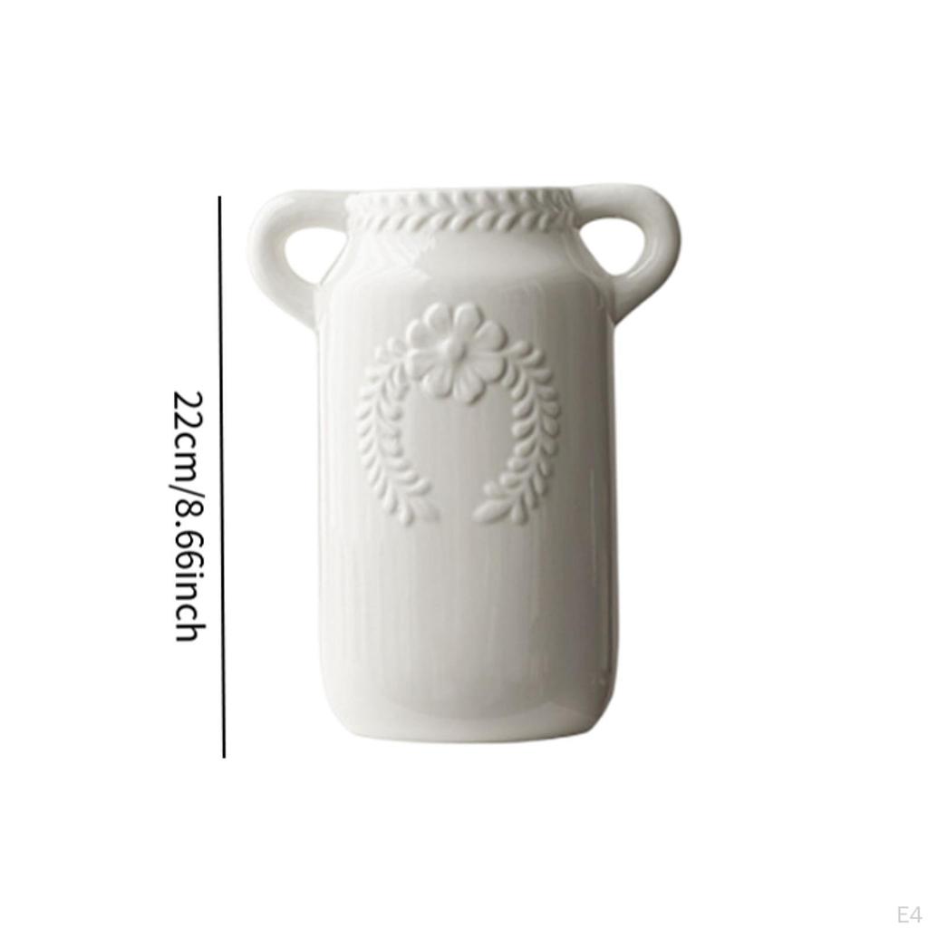 Ceramic Flower Vase Floral Arrangement Decoration Office Organizer Planter for Kitchen