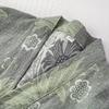 Women's Retro Pure Cotton Kimono Bathrobe Pajamas - Japanese Gauze Jacquard Sauna Homewear