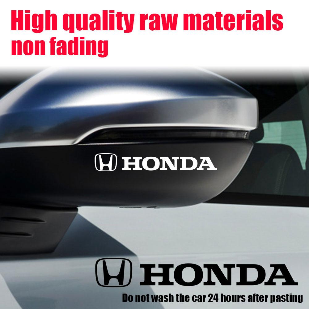 4pcs Car Body Badge Stickers Motorcycle Emblem Decal For Honda Fit Civic Accord Freed CRV Jazz City Odyssey Type R Accessories RF6