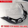 MT THENER 4 SV Helmzubehör, Original MT-V-28B Helm-Top-Windschild, Mund-Windschild, Endoskop-Schalter, Helm-Heckspoiler