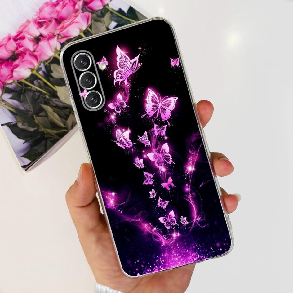 For Samsung A04s Case A047 SM-A047F Stylish Flower Printed Funda Soft Cases For Samsung Galaxy A04s A13 5G SM-A136B Bumper A 04s
