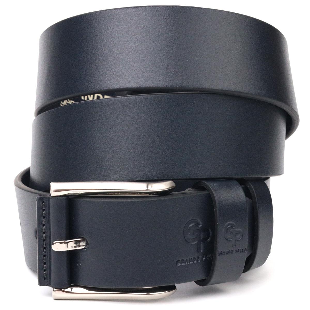 

Ідеальний чоловічий шкіряний ремінь GRANDE PELLE Leather Belt 21470 Синій