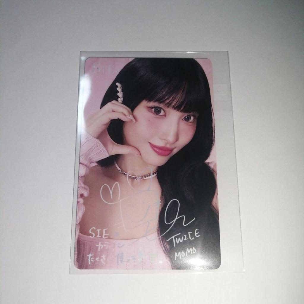 [USED] TWICE MISAMO SIE Color Contact Lenses Trading Card Momo
