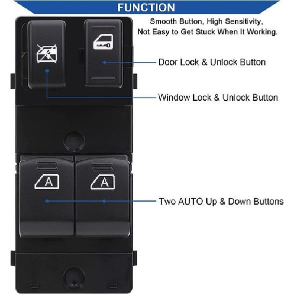 Window Switch Control For 2003 2004 2005 2006 2007 2008 Nissan 350Z Infiniti G35