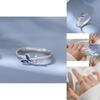 Elegant Korean Butterfly Ring For Women Adjustable Open Ring Chic Minimalist Design