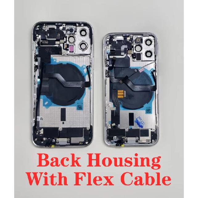 

OEM For iPhone 14 Pro Max 12 Mini 13 Pro 11 Rear Door Chassis Back Battery Cover Full Housing With All Small Parts Flex Cable 11 червоний