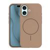 Silicone Thin Mag Cover For Iphone 17 6.3" Brown