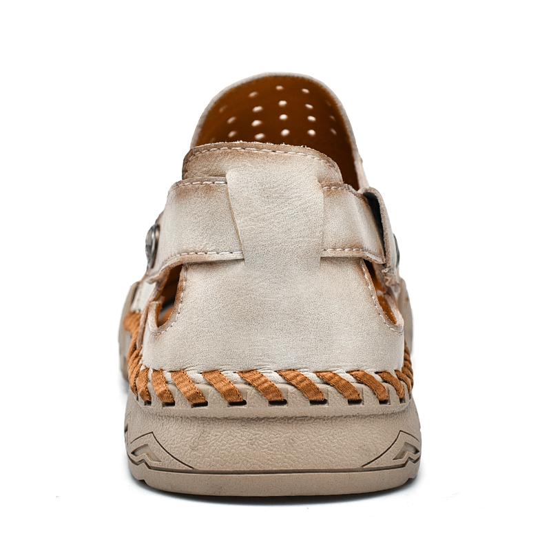 Pánské sandály kožené plážové sandály léto