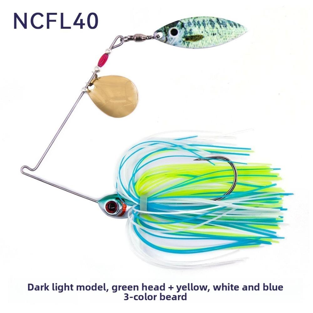 

Приманки для ловлі окуня з пелюсткою «Верба» 10г/14г Подвійні блешні Приманки для риболовлі Джиг-приманки Прісноводна риболовля 14G-C