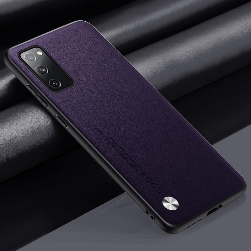 Luxusní PU kožené pouzdro pro Samsung Galaxy S20 FE S20 Plus Matný kryt silikonové ochranné pouzdro na telefon Samsung S20 Ultra Coque