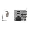3 String Guitar Hard Tail Bridge Metal Decorative Electric Guitar Bridge for Cigar Box