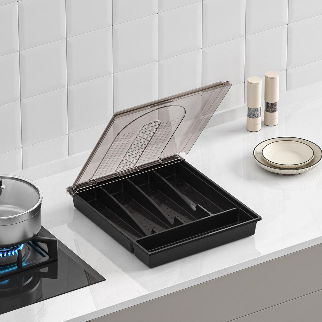 Kitchen Drawer Organizer for Cutlery and Utensils