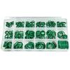 530Pcs F12-NBR R134a-HNBR A/C Rubber O-Ring Car Auto Vehicle Repair Air Conditioning Compressor Seals Assortment Kit 18 Sizes