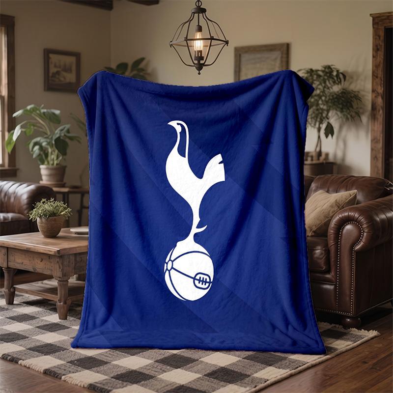 Tottenham Hotspur Print Flanelldecke Weich Warm Sofa Bett Überwurfdecke für Zuhause Büro Schlafzimmer