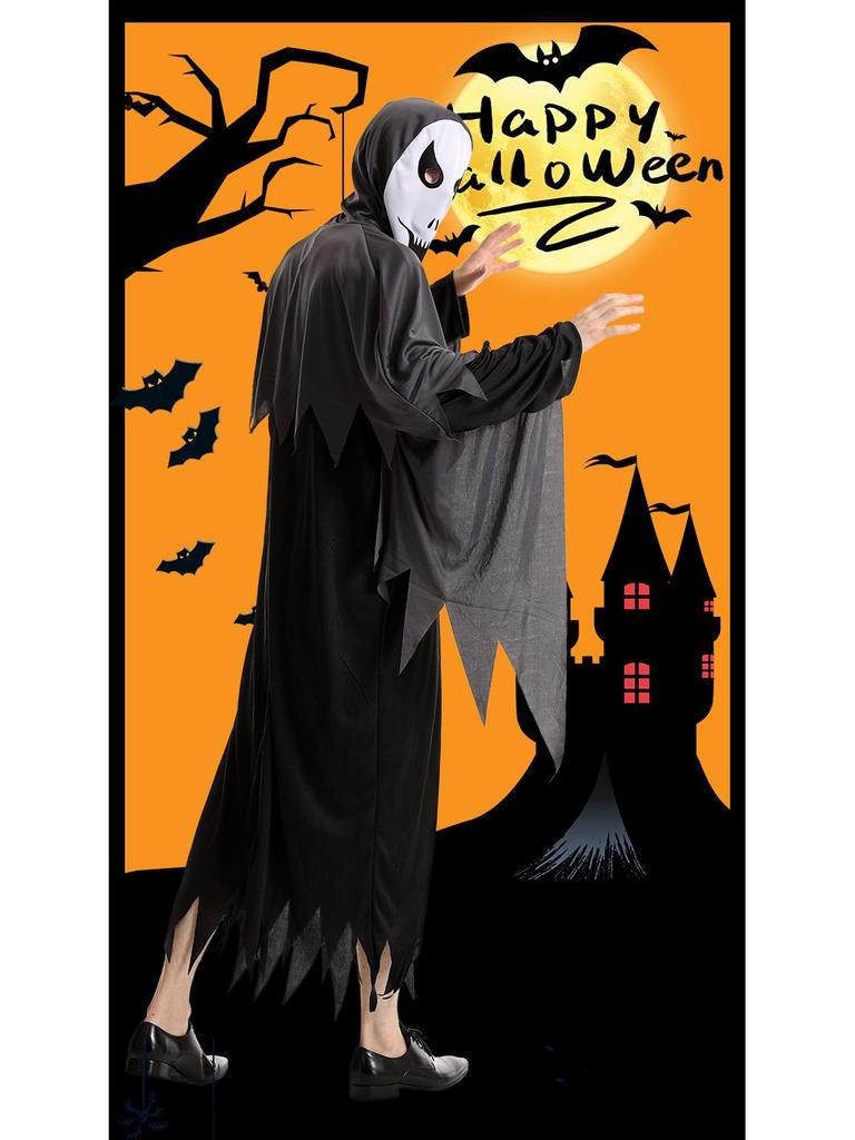 Adult & Children Scream Ghost Festival Cosplay Costume - Halloween & Performance Robe