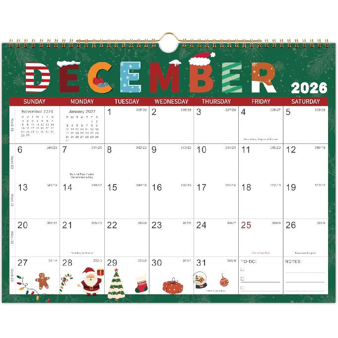 2026-2027 Wall Calendar - Wall Calendar 2026-2027, 24-Month Calendar, Jan. 2026 - Dec. 2027, 14.8  x 11.4 , 2 Year Calendar, Thick Paper - 12 Themes