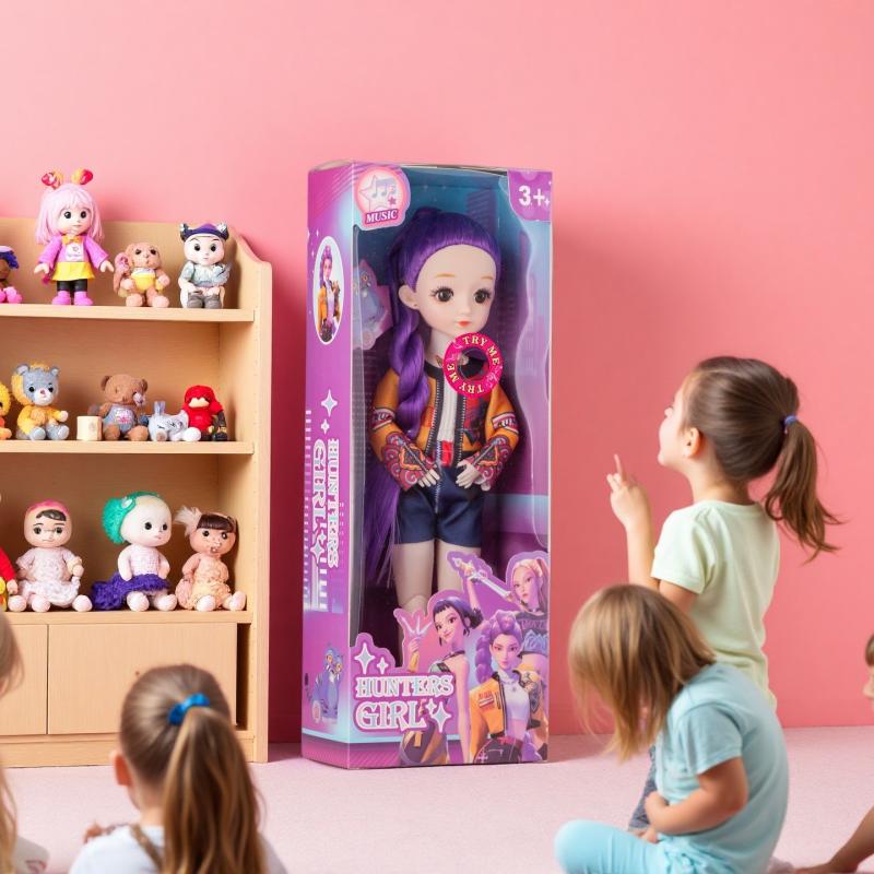 K-Pop Devil Hunter Light-Up Articulated Figure, 12 in