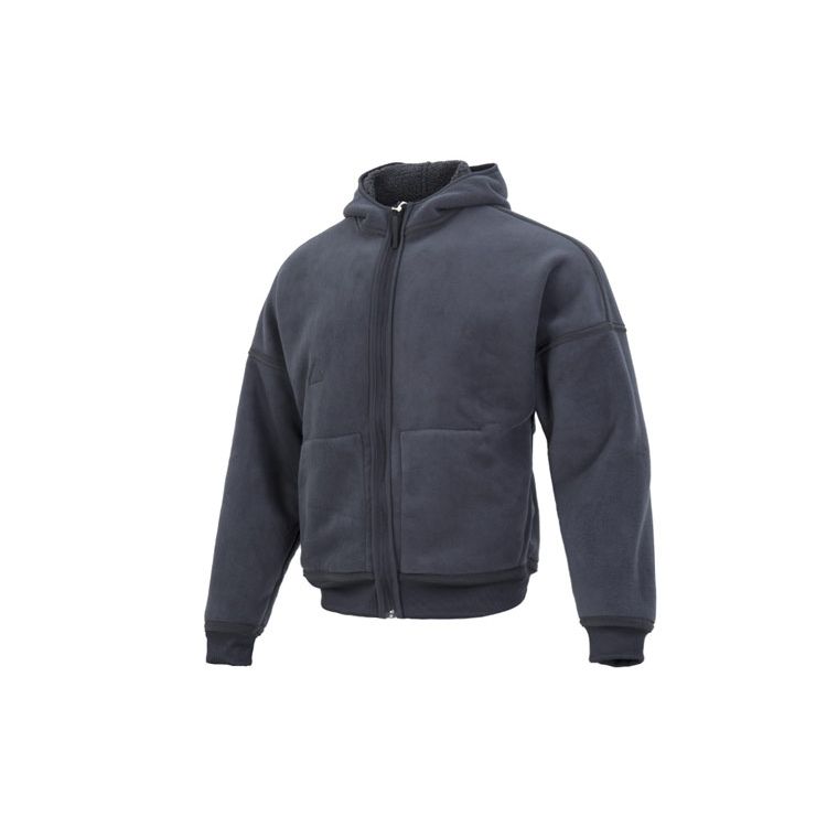 Adidas Nová oboustranná fleecová bunda s kapucí Polar Pánská svrchní oděv Šedá HG2076