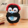 Penguin Plush Toy with Squeaker, Cartoon Keychain Stuffed Animal Decor Pendant, Doll for Backpack Bag Charm Mini
