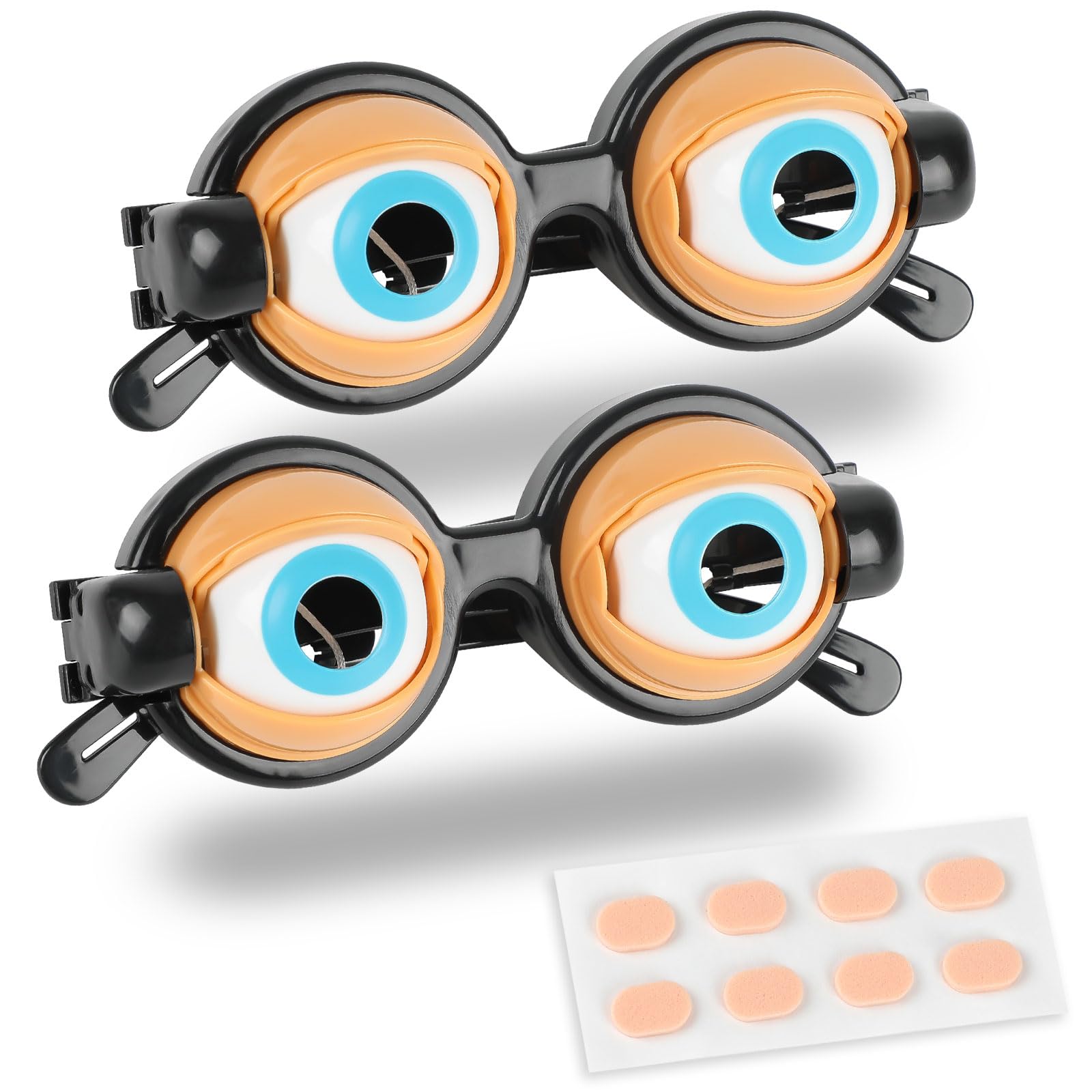 

Zakoshi Nose Pad Crazy Date Supplementary Funny [VEYLIN] Очки, Вечеринка, В комплекте, Глаза, Очки, Глаза, Противоскользящие, (2, Черный)