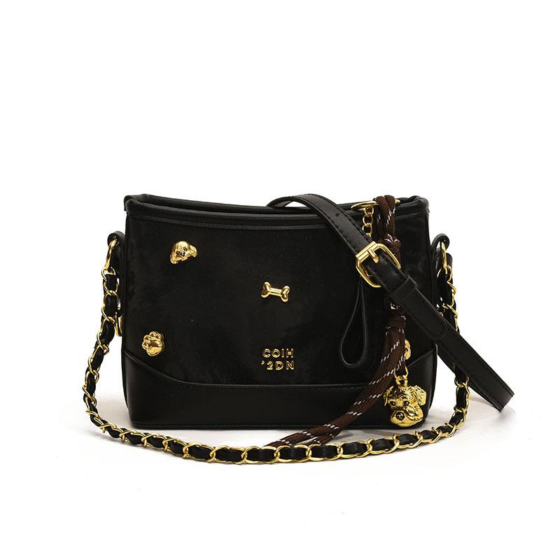 

Fashion Small Square Bag Women s New Casual Shoulder Bag Versatile Women s Bag no pendant чёрный