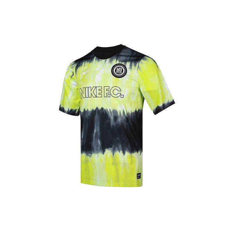 Nike Training Sports Jersey Crew Neck Loose Short Sleeve T-Shirt Men Tops Yellow CK5573-010