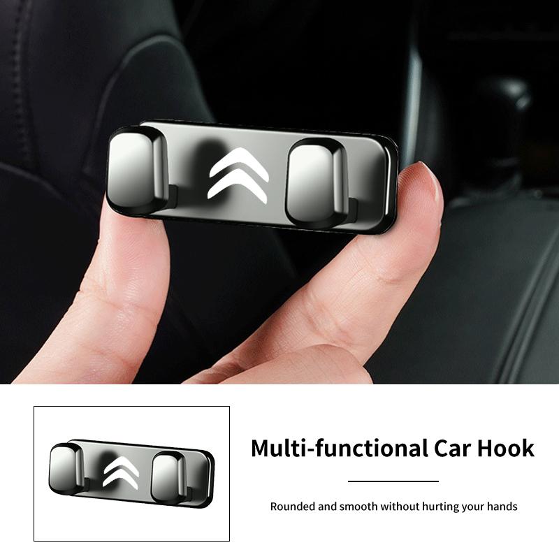 Auto Haken Aufkleber Dekoration Automobil Metall Haken Für Citroen C4 C3 C5 C1 Berlingo Celysee Cactus Picasso Aircross Saxo Grand